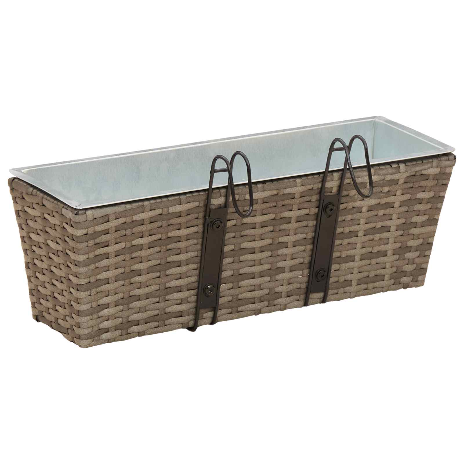 vidaXL Balustrada 2 pcs 50 x 17 x 17 cm Metal