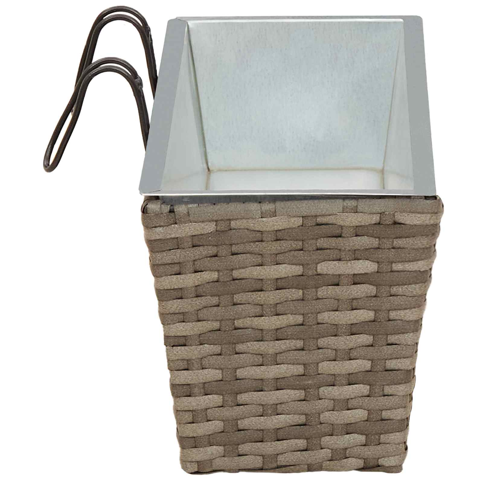vidaXL Balustrada 2 pcs 50 x 17 x 17 cm Metal