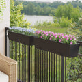 vidaXL Balustrada 2 pcs 80 x 17 x 17 cm Metal