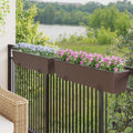 vidaXL Balustrada 2 pcs 80 x 17 x 17 cm Metal