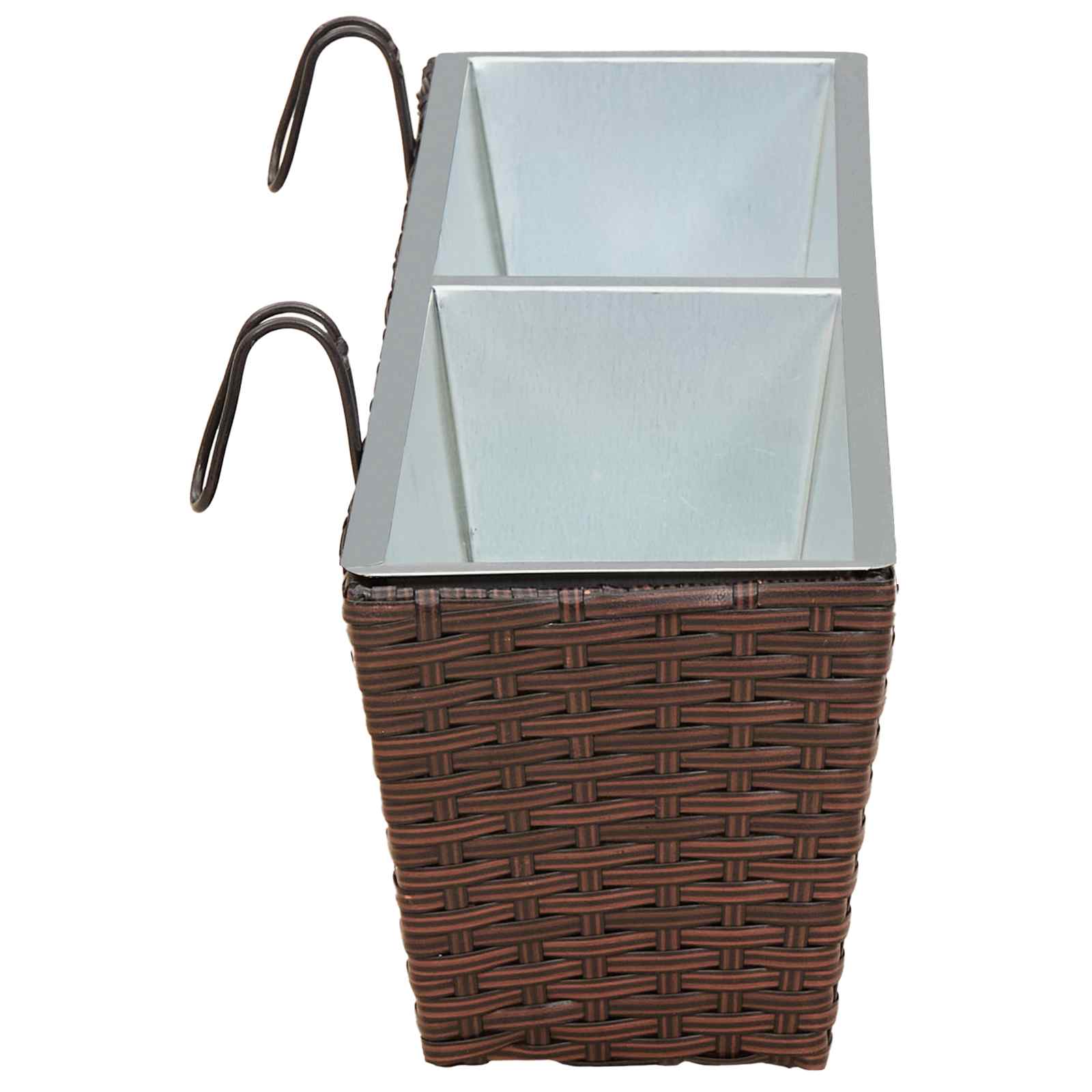 vidaXL Balustrada 2 pcs 80 x 17 x 17 cm Metal