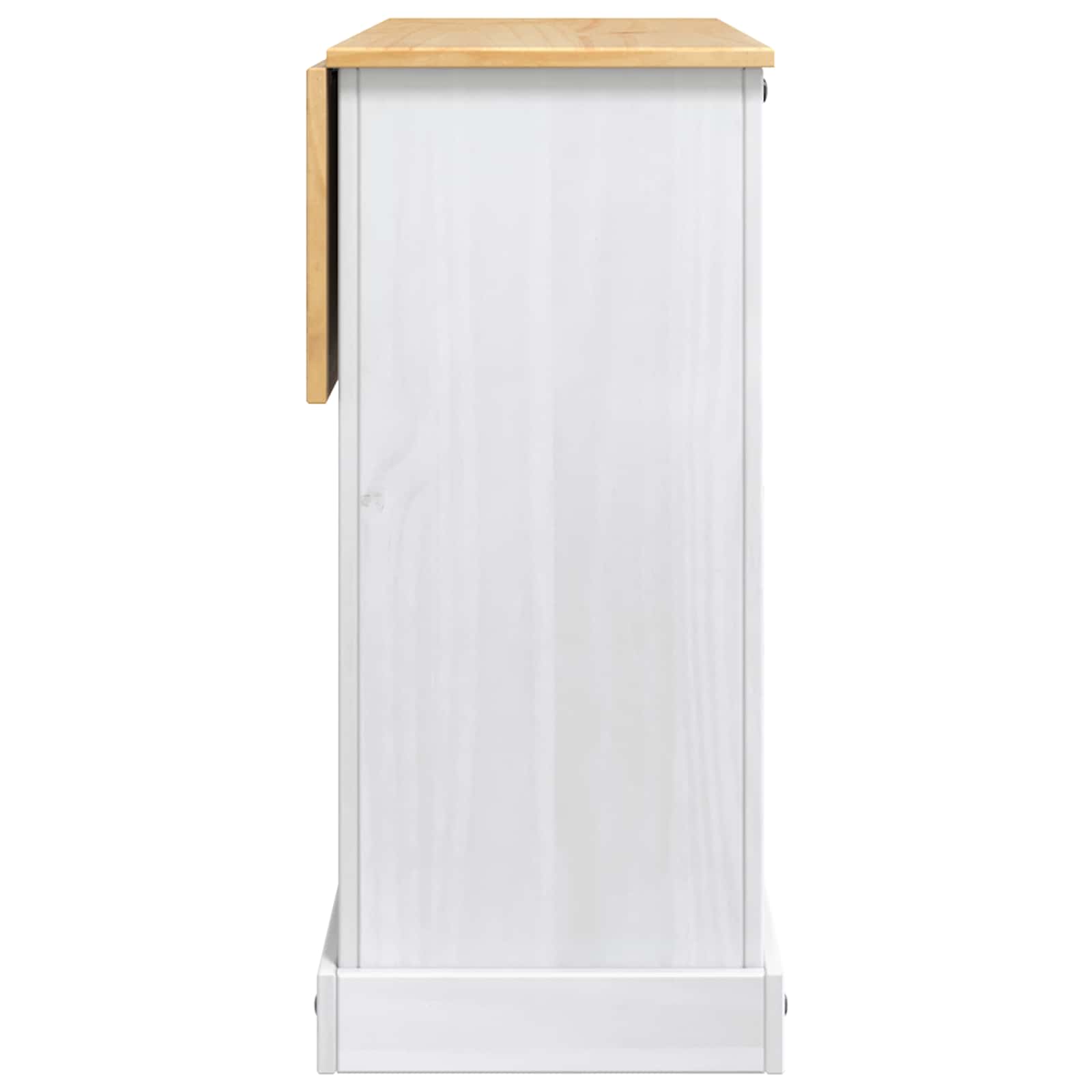 VidaXL Przechowywanie w kuchni Biały i wosk miodowy 112 x 70 x 91,5 cm