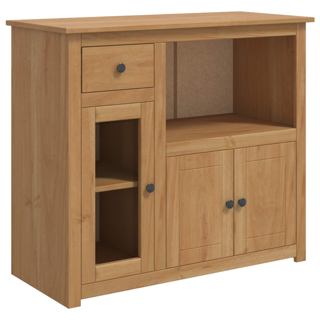 VidaXL Szafka pod Mikrofalówkę PANAMA Wosk miodowy 99,5 x 44 x 86,5 cm