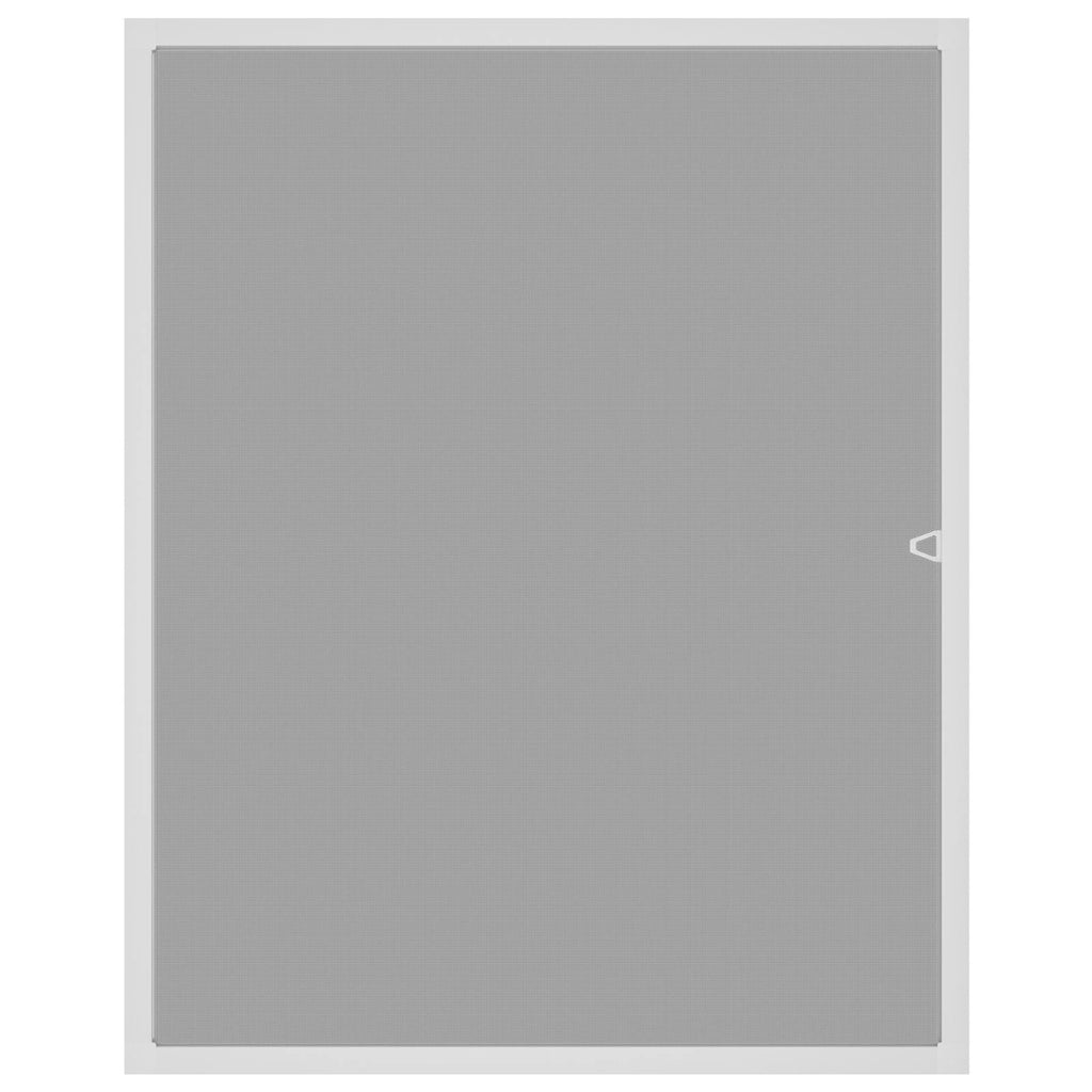 vidaXL Siatka przeciw insektom do okien Biały 110 x 130 cm