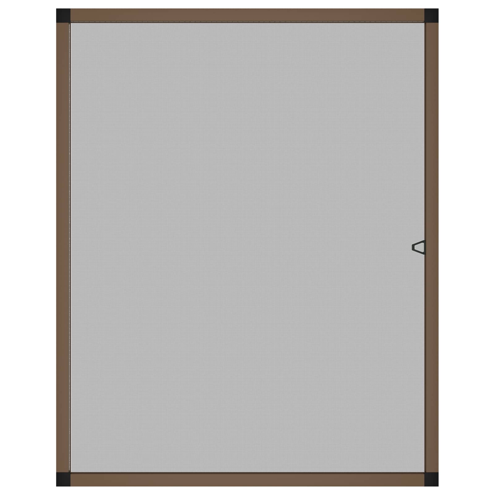 vidaXL Siatka przeciw insektom do okien brązowy 120 x 140 cm