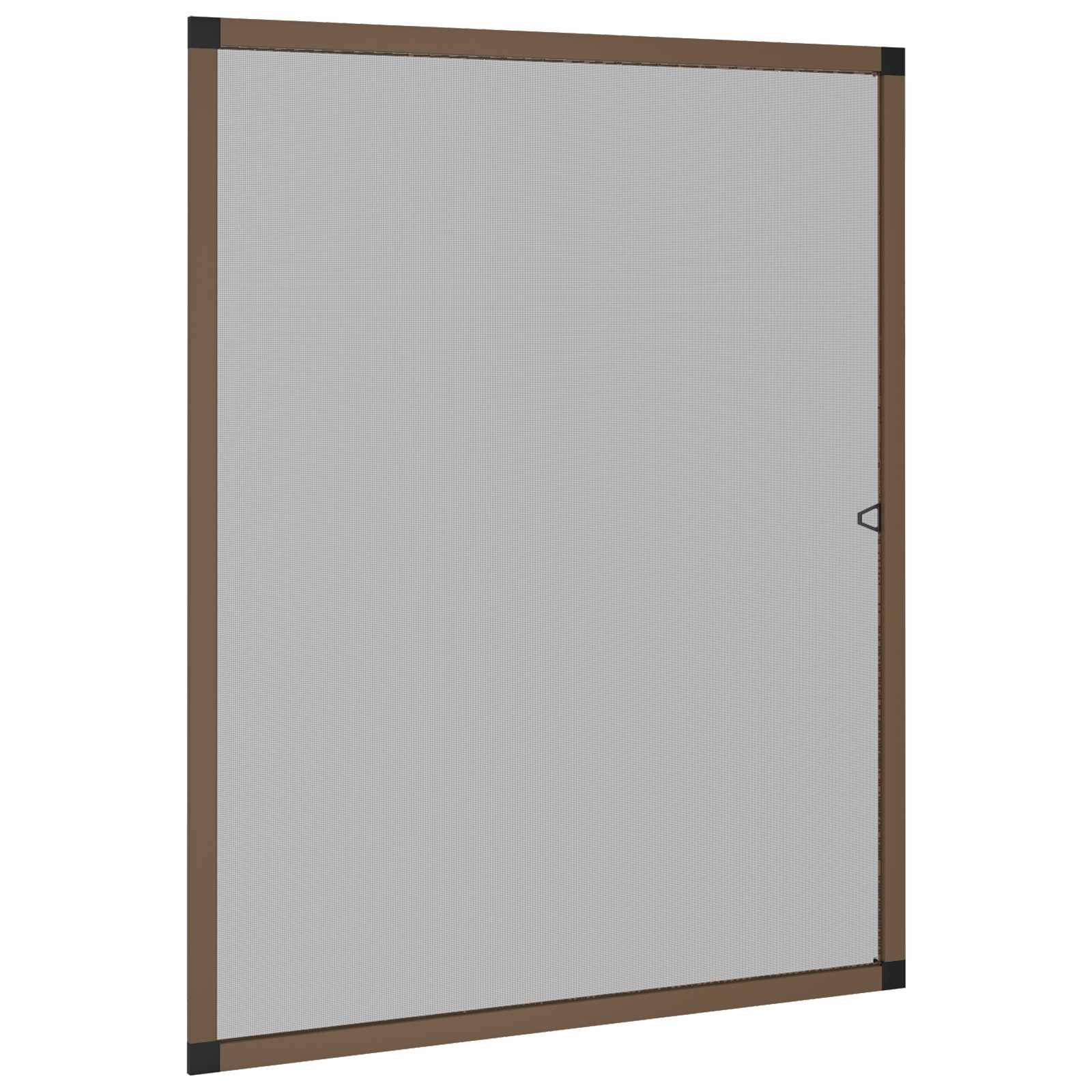 vidaXL Siatka przeciw insektom do okien brązowy 130 x 150 cm