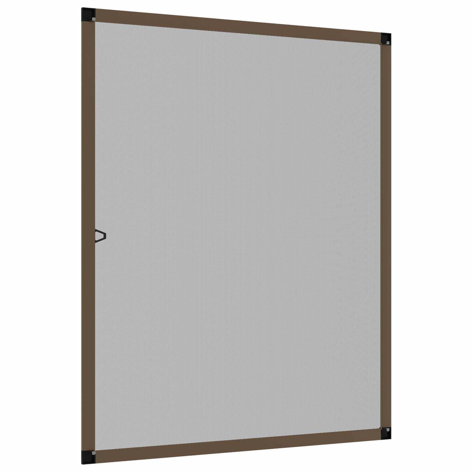 vidaXL Siatka przeciw insektom do okien brązowy 130 x 150 cm