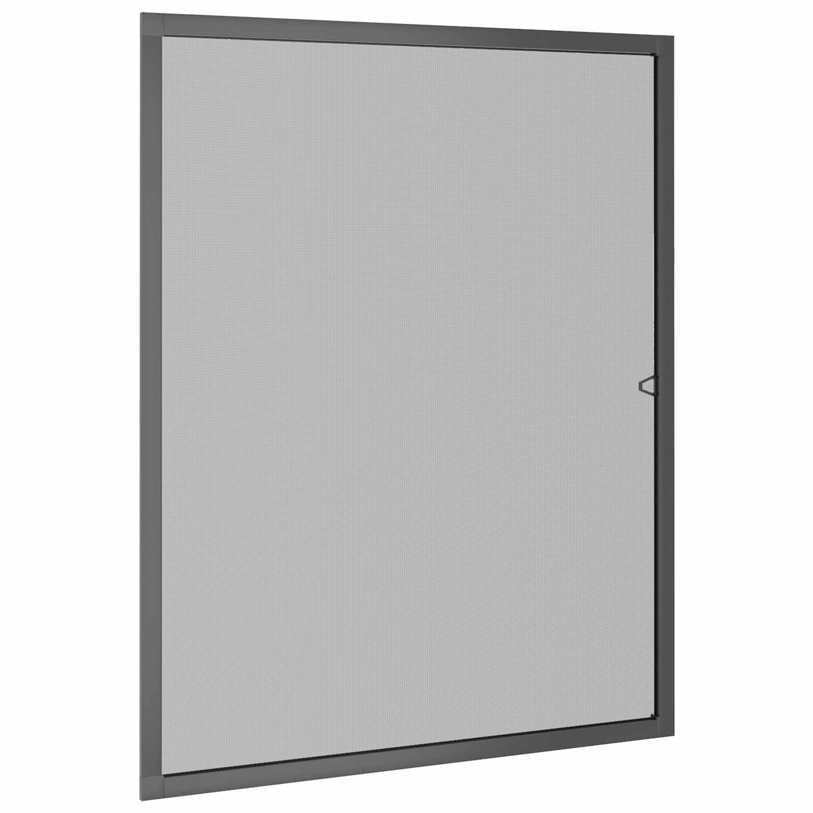 vidaXL Siatka przeciw insektom do okien Antracyt 120 x 140 cm