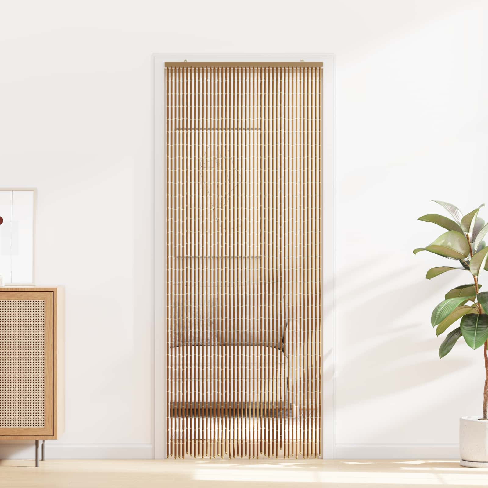 vidaXL Firanka na drzwi przeciw owadom wielokolorowy 90 x 200 cm