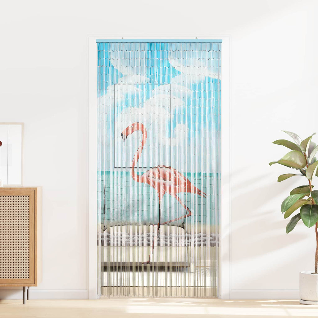 vidaXL Firanka na drzwi przeciw owadom wielokolorowy 200 x 100 cm