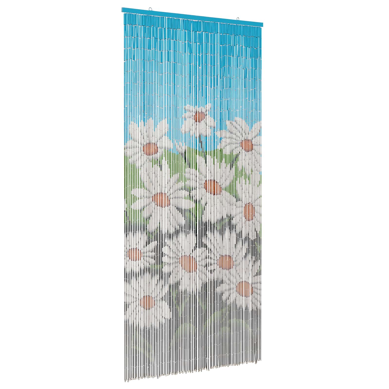vidaXL Firanka na drzwi przeciw owadom wielokolorowy 200 x 90 cm