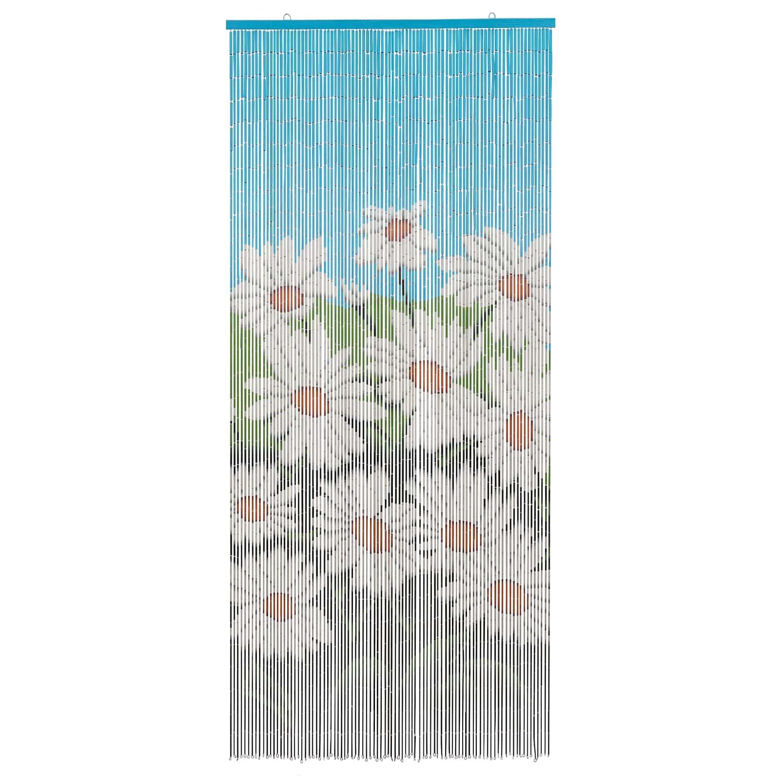 vidaXL Firanka na drzwi przeciw owadom wielokolorowy 200 x 90 cm
