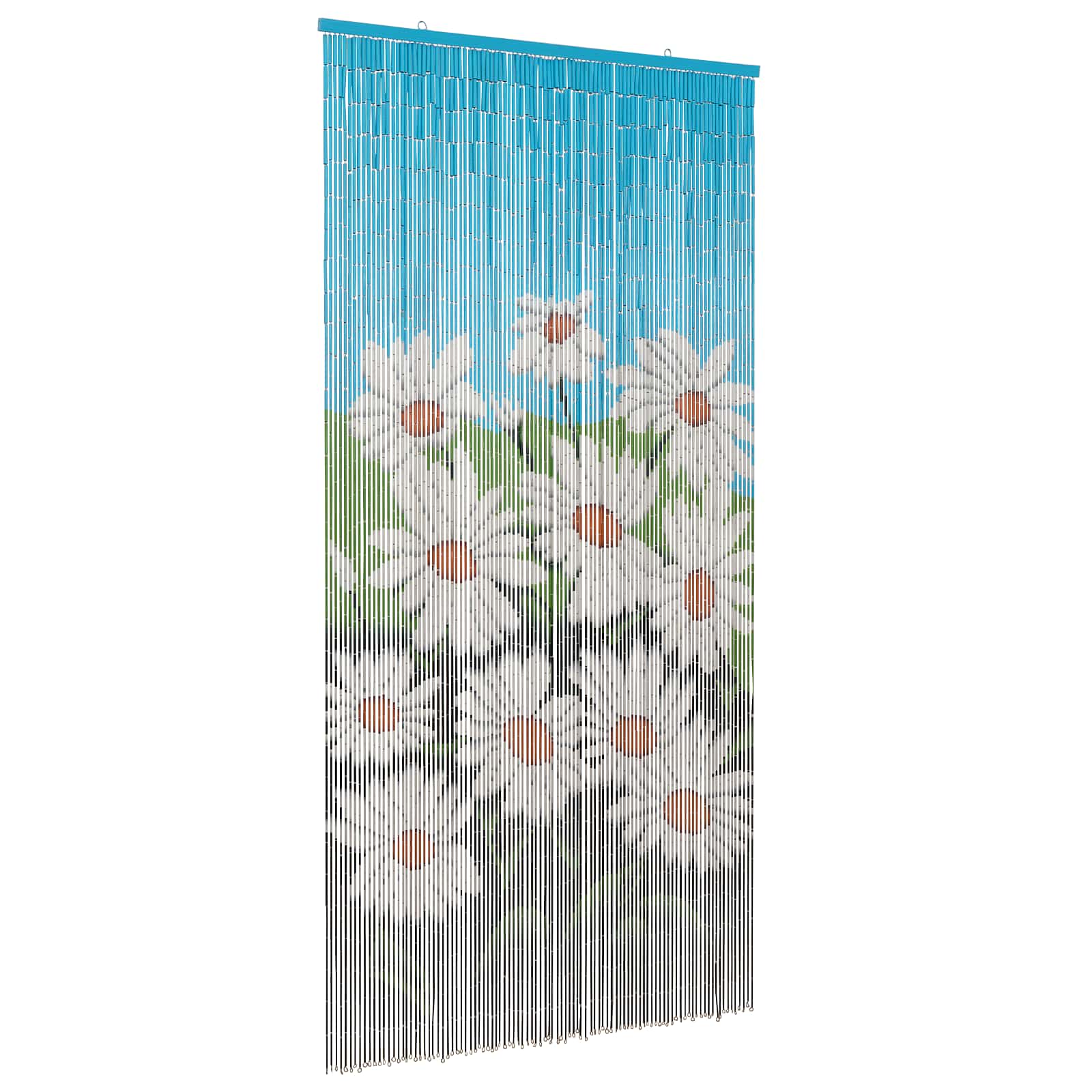vidaXL Firanka na drzwi przeciw owadom wielokolorowy 200 x 100 cm