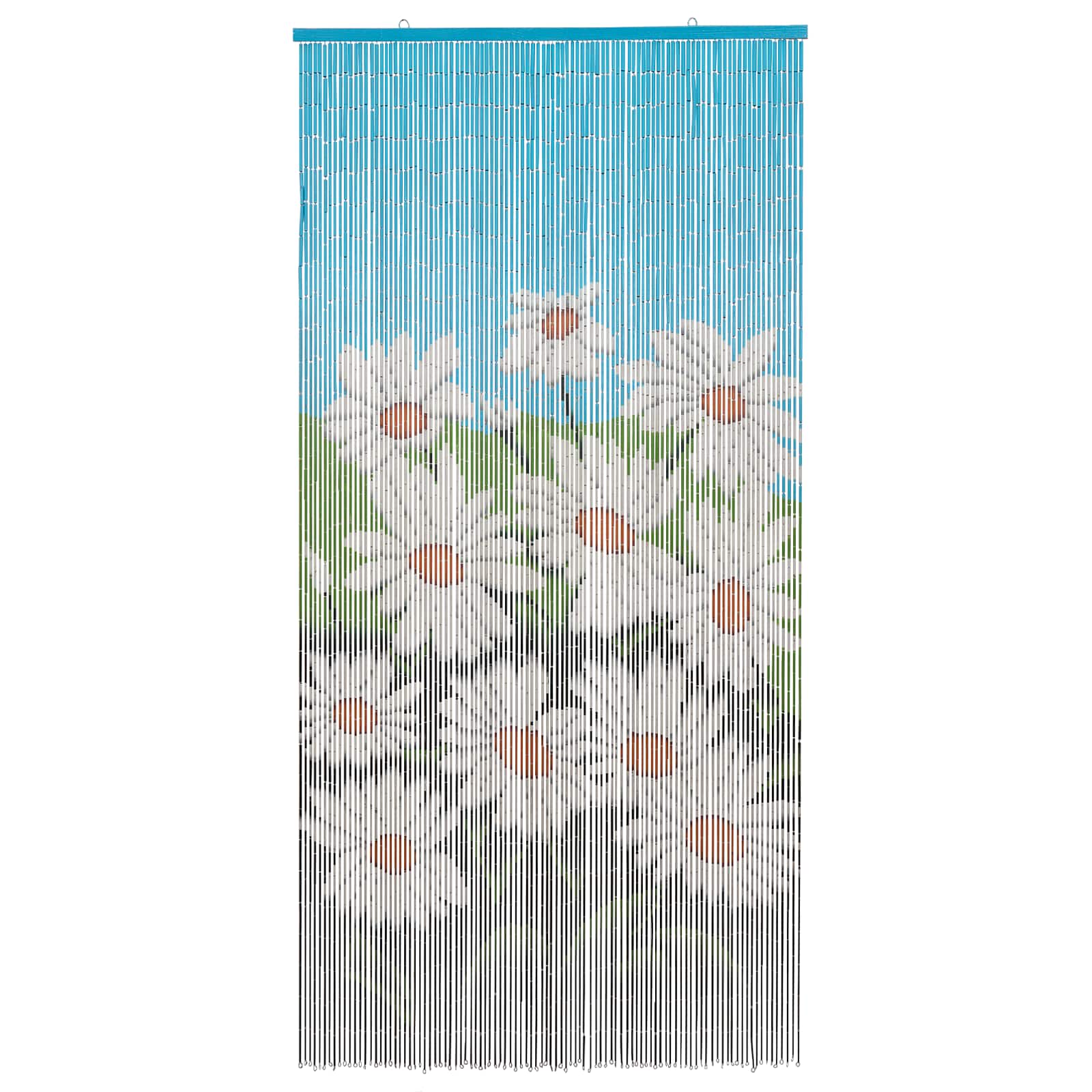 vidaXL Firanka na drzwi przeciw owadom wielokolorowy 200 x 100 cm