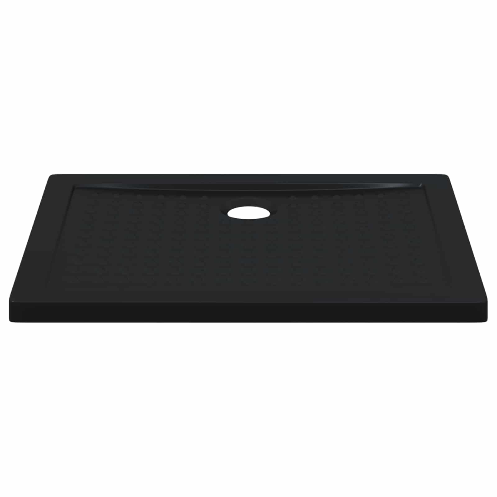 vidaXL Brodzik prysznicowy z kropeczkami 90 x 70 x 4 cm ABS Czarny