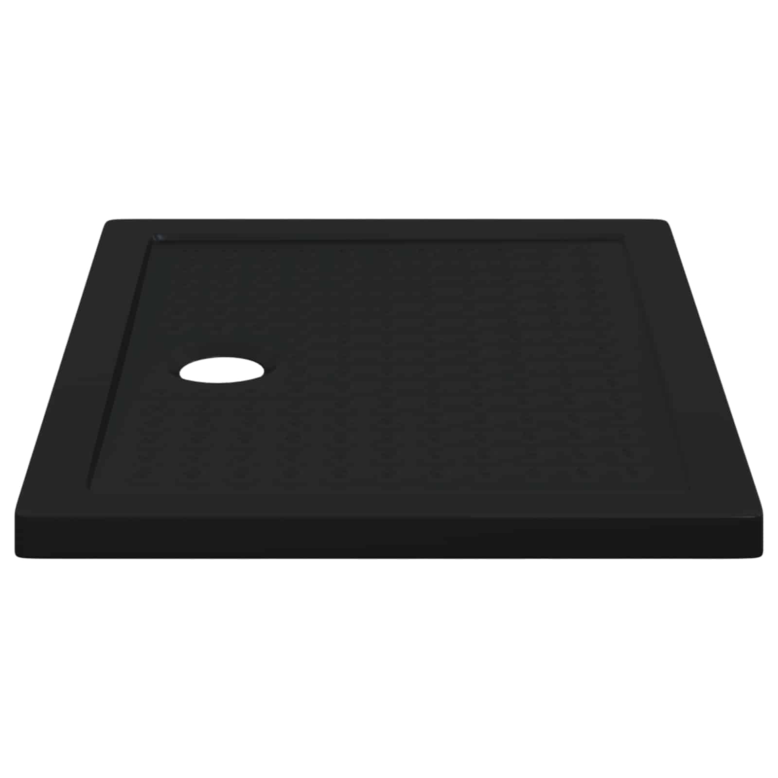 vidaXL Brodzik prysznicowy z kropeczkami 90 x 70 x 4 cm ABS Czarny