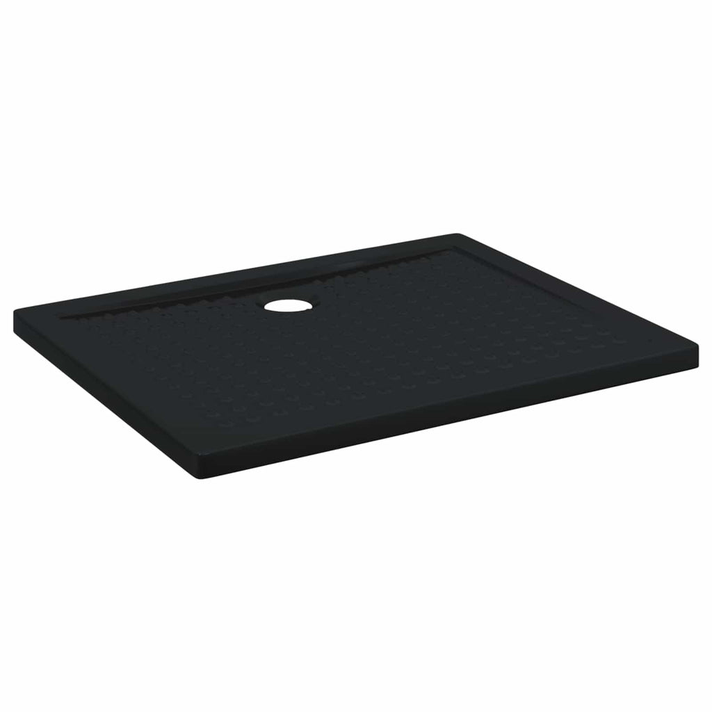 vidaXL Brodzik prysznicowy z kropeczkami 100 x 80 x 4 cm ABS Czarny