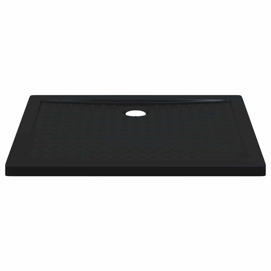 vidaXL Brodzik prysznicowy z kropeczkami 100 x 80 x 4 cm ABS Czarny