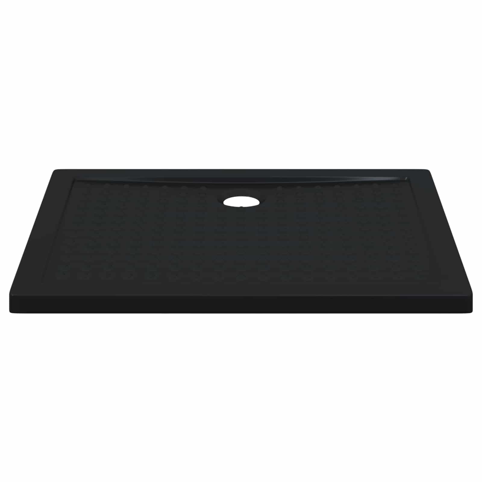 vidaXL Brodzik prysznicowy z kropeczkami 100 x 80 x 4 cm ABS Czarny