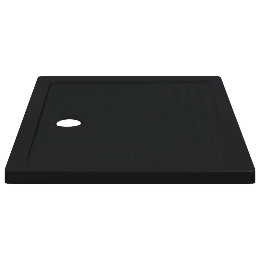 vidaXL Brodzik prysznicowy z kropeczkami 100 x 80 x 4 cm ABS Czarny
