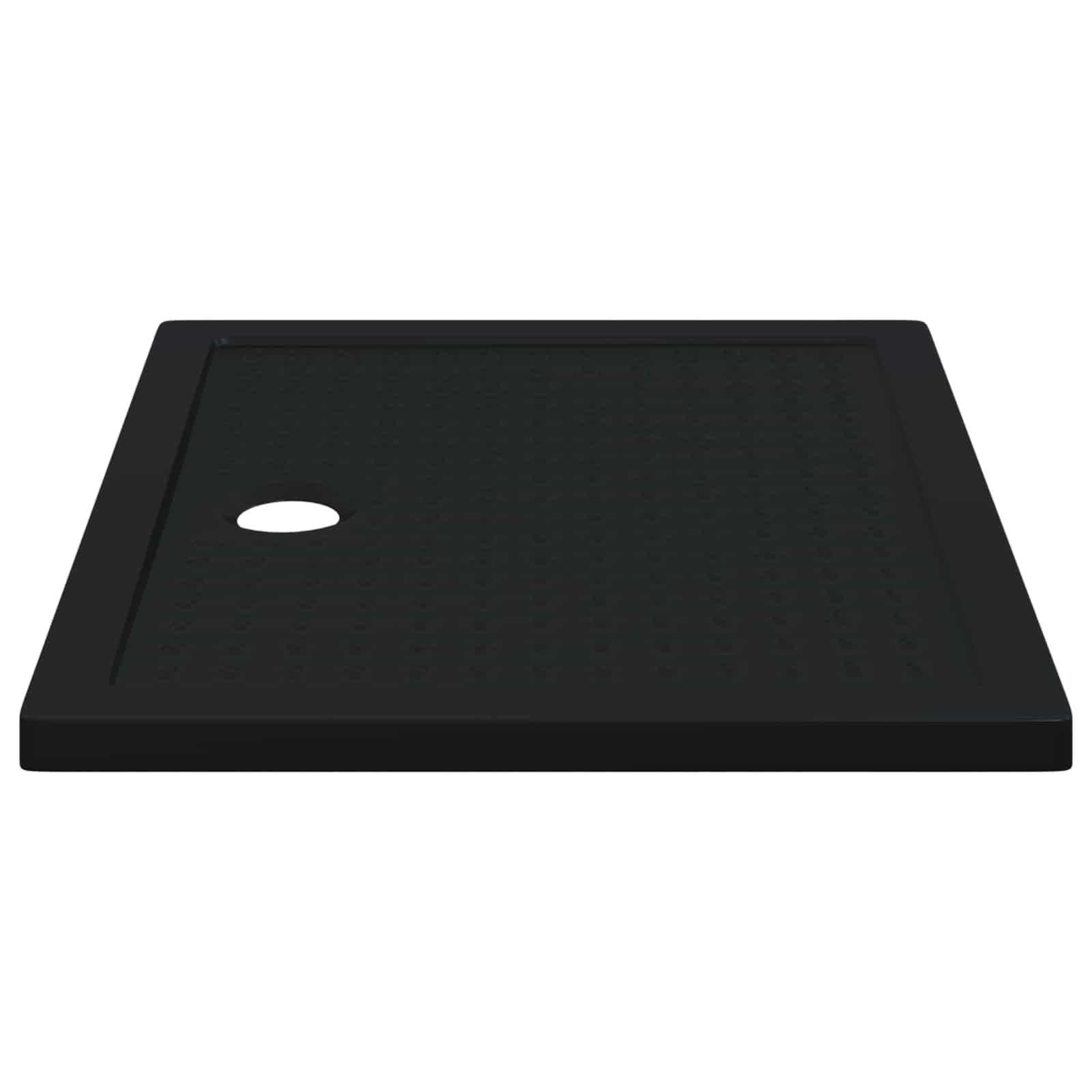 vidaXL Brodzik prysznicowy z kropeczkami 100 x 80 x 4 cm ABS Czarny