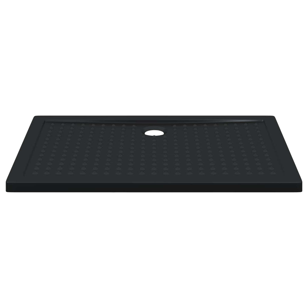 vidaXL Brodzik prysznicowy z kropeczkami 120 x 80 x 4 cm ABS Czarny