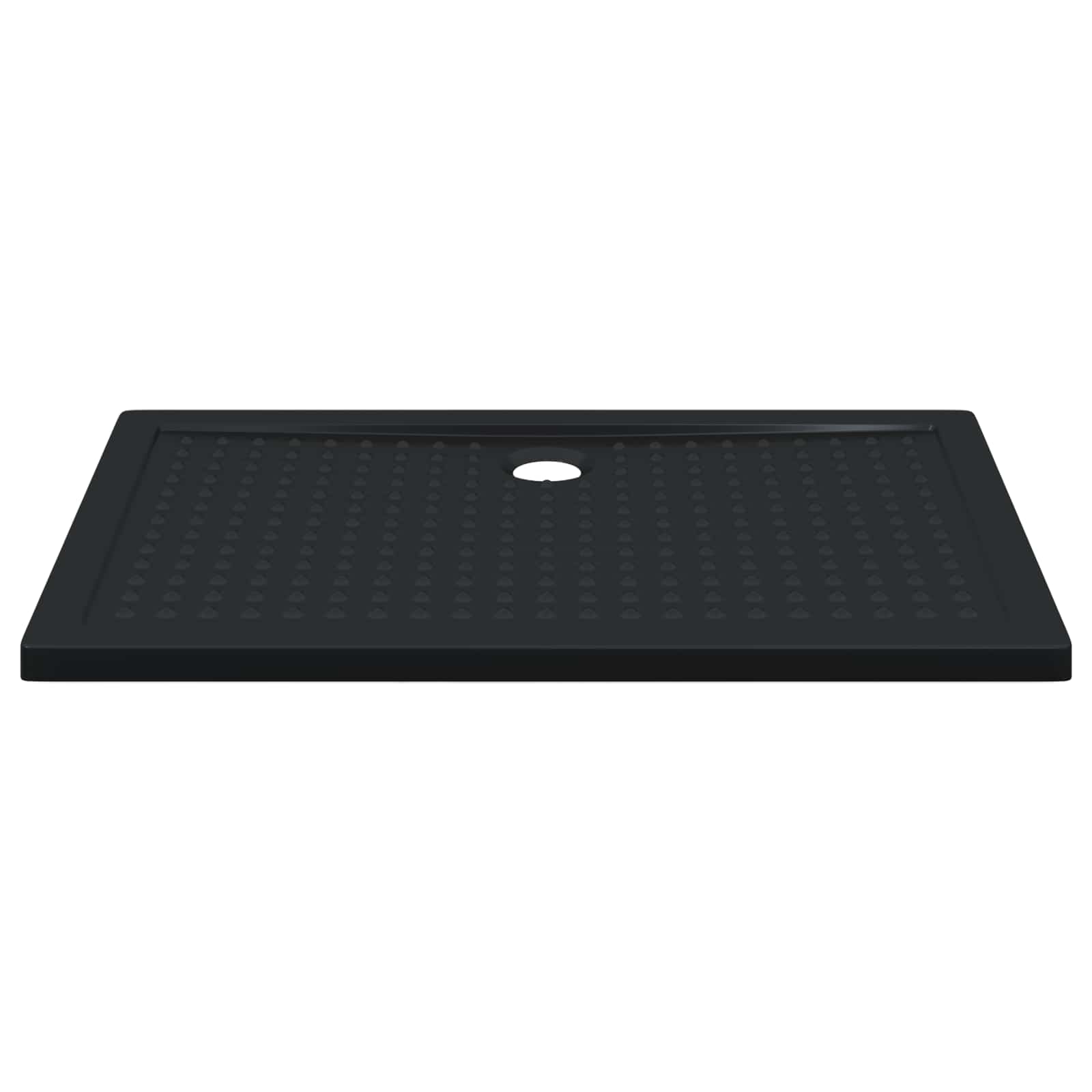 vidaXL Brodzik prysznicowy z kropeczkami 120 x 80 x 4 cm ABS Czarny