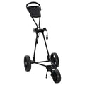 vidaXL Wózek golfowy Czarny 95 x 60 x 130 cm Żelazo