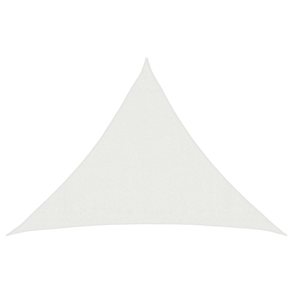 vidaXL Żagiel przeciwsłoneczny Trójkątny 7 x 5 x 5 m HDPE Biały