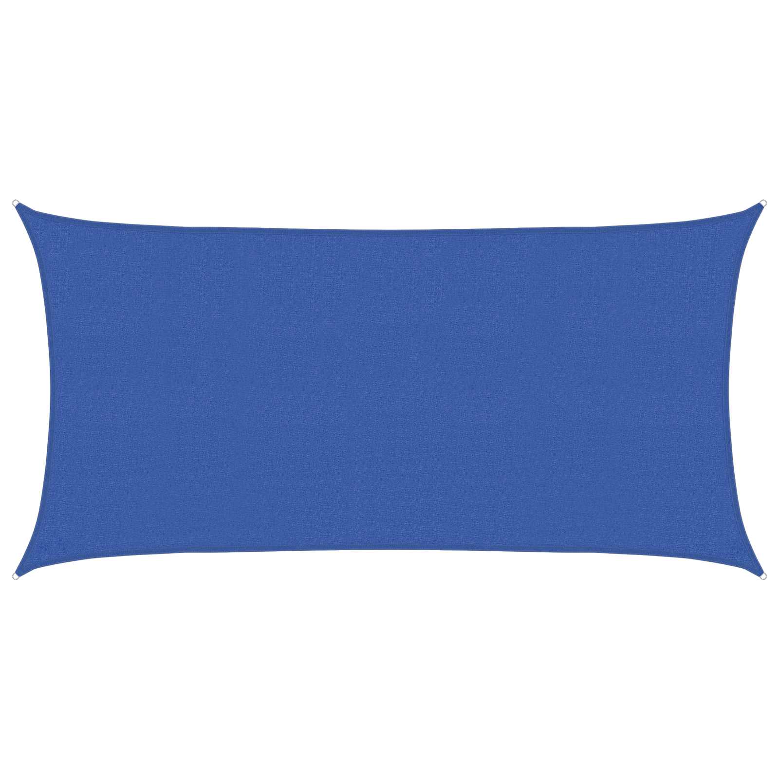 vidaXL Żagiel przeciwsłoneczny niebieski 2 x 6 m HDPE