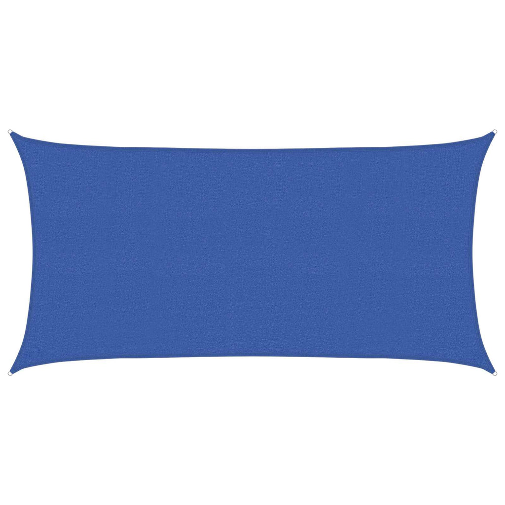 vidaXL Żagiel przeciwsłoneczny niebieski 2,5 x 6 m HDPE