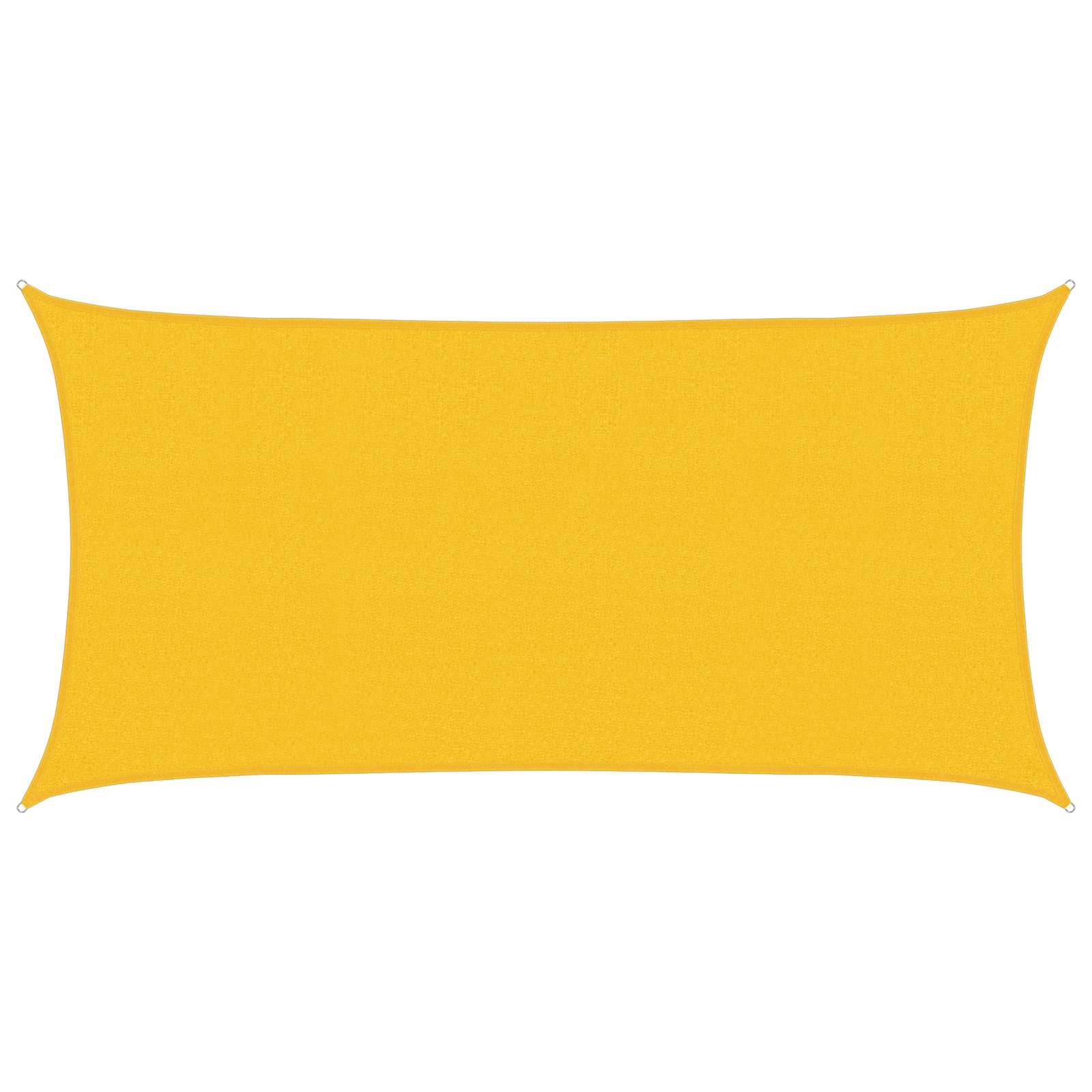 vidaXL Żagiel przeciwsłoneczny żółty 2,5 x 6 m HDPE
