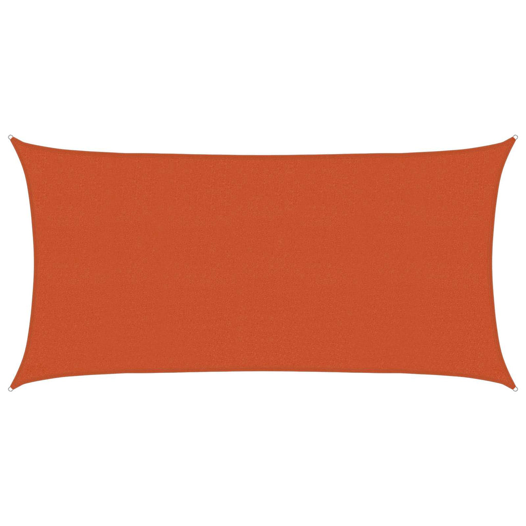 vidaXL Żagiel przeciwsłoneczny pomarańczowy 2 x 6 m HDPE