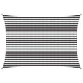 vidaXL Żagiel przeciwsłoneczny Antracytowy i biały 3,5 x 5 m HDPE