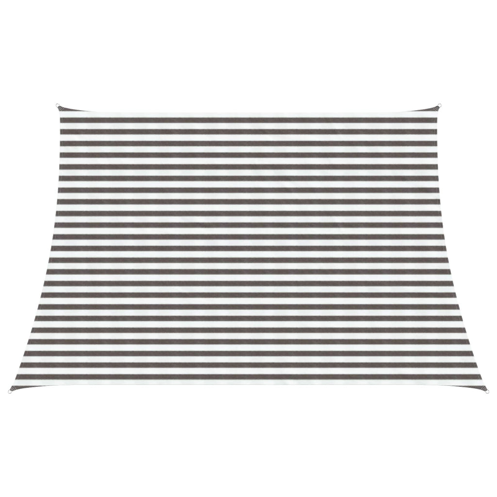 vidaXL Żagiel przeciwsłoneczny Jasnoszary i biały. 3 / 4 x 3 m HDPE