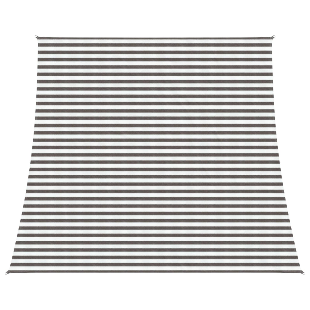 vidaXL Żagiel przeciwsłoneczny Jasnoszary i biały. 4 / 5 x 4 m HDPE