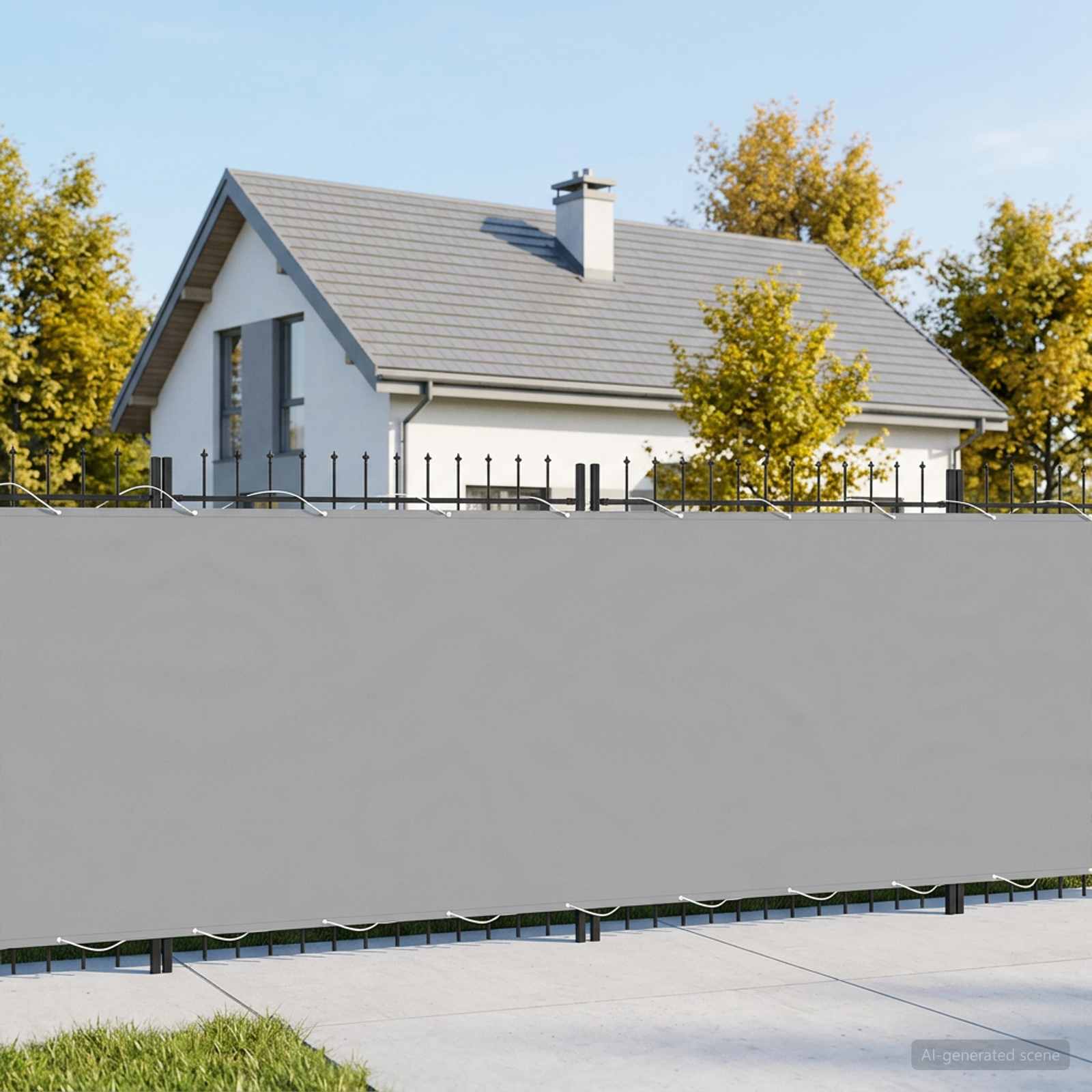 vidaXL Ekran Prywatności Balkonowej 150 x 500 cm Tkanina z powłoką PU
