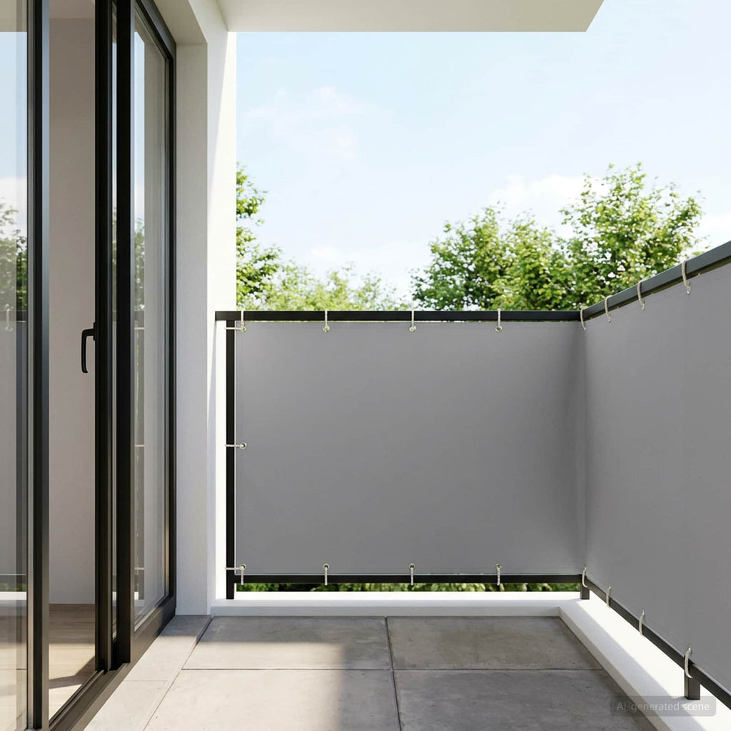 vidaXL Ekran Prywatności Balkonowej 150 x 200 cm Tkanina z powłoką PU