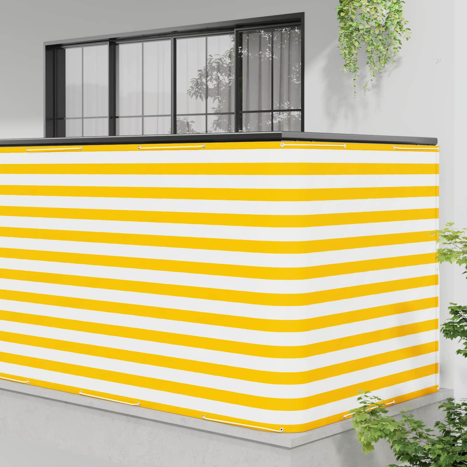 vidaXL Ekran Prywatności Balkonowej 150 x 700 cm Tkanina z powłoką PU