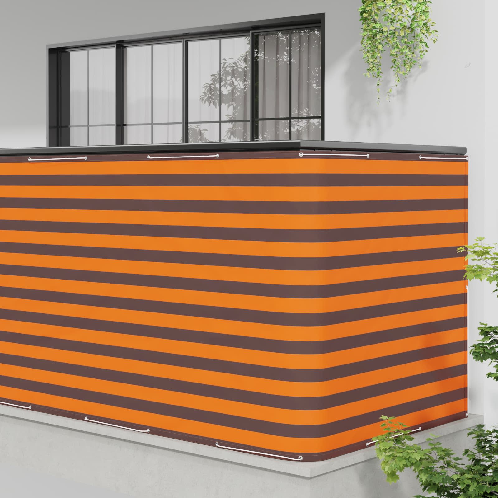 vidaXL Ekran Prywatności Balkonowej 150 x 300 cm Tkanina z powłoką PU
