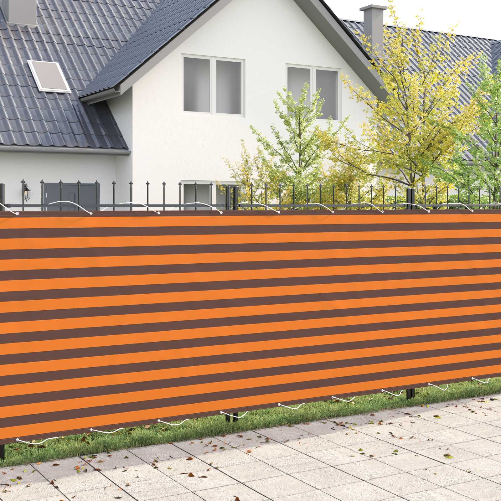 vidaXL Ekran Prywatności Balkonowej 150 x 300 cm Tkanina z powłoką PU