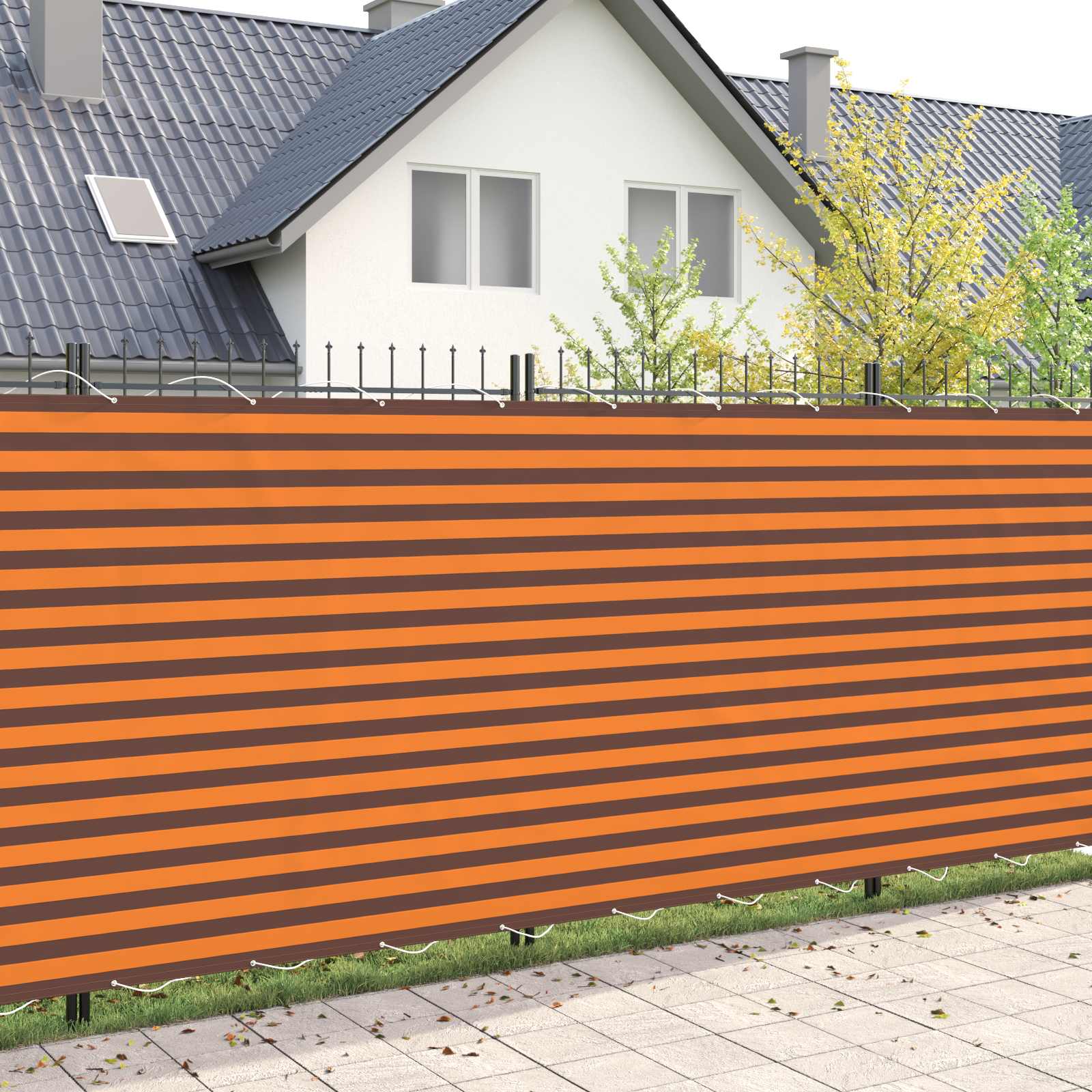 vidaXL Ekran Prywatności Balkonowej 200 x 1000 cm Tkanina z powłoką PU