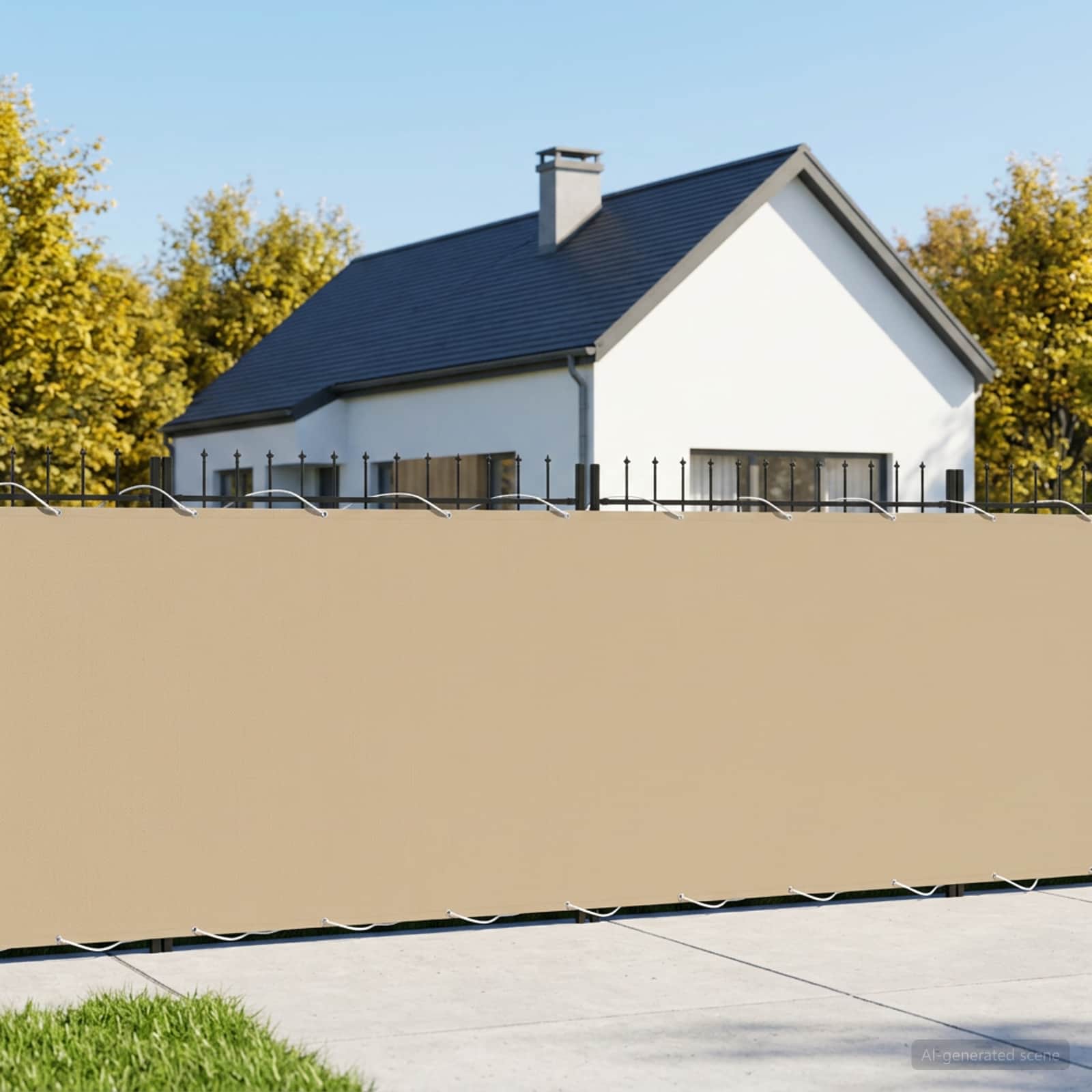 vidaXL Ekran Prywatności Balkonowej 150 x 200 cm Tkanina z powłoką PU