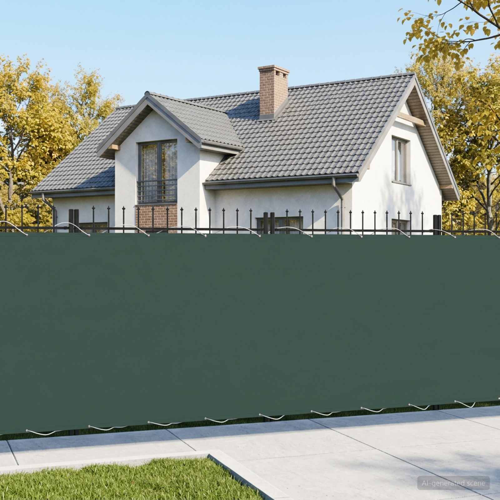 vidaXL Ekran Prywatności Balkonowej 150 x 700 cm Tkanina z powłoką PU