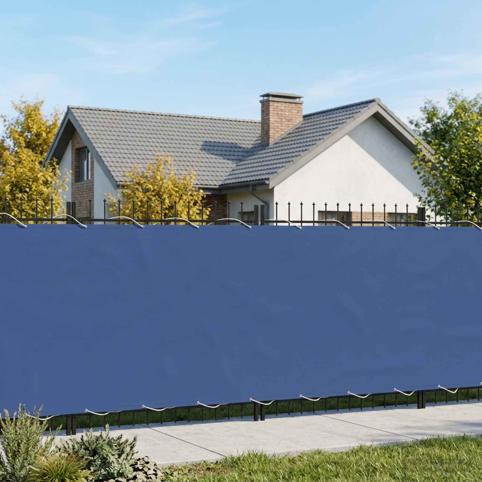 vidaXL Ekran Prywatności Balkonowej 200 x 300 cm Tkanina z powłoką PU