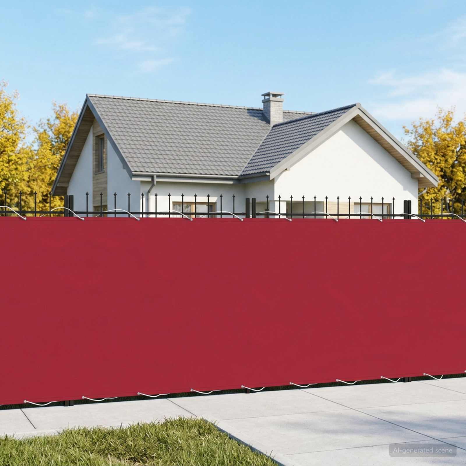 vidaXL Ekran Prywatności Balkonowej 150 x 300 cm Tkanina z powłoką PU