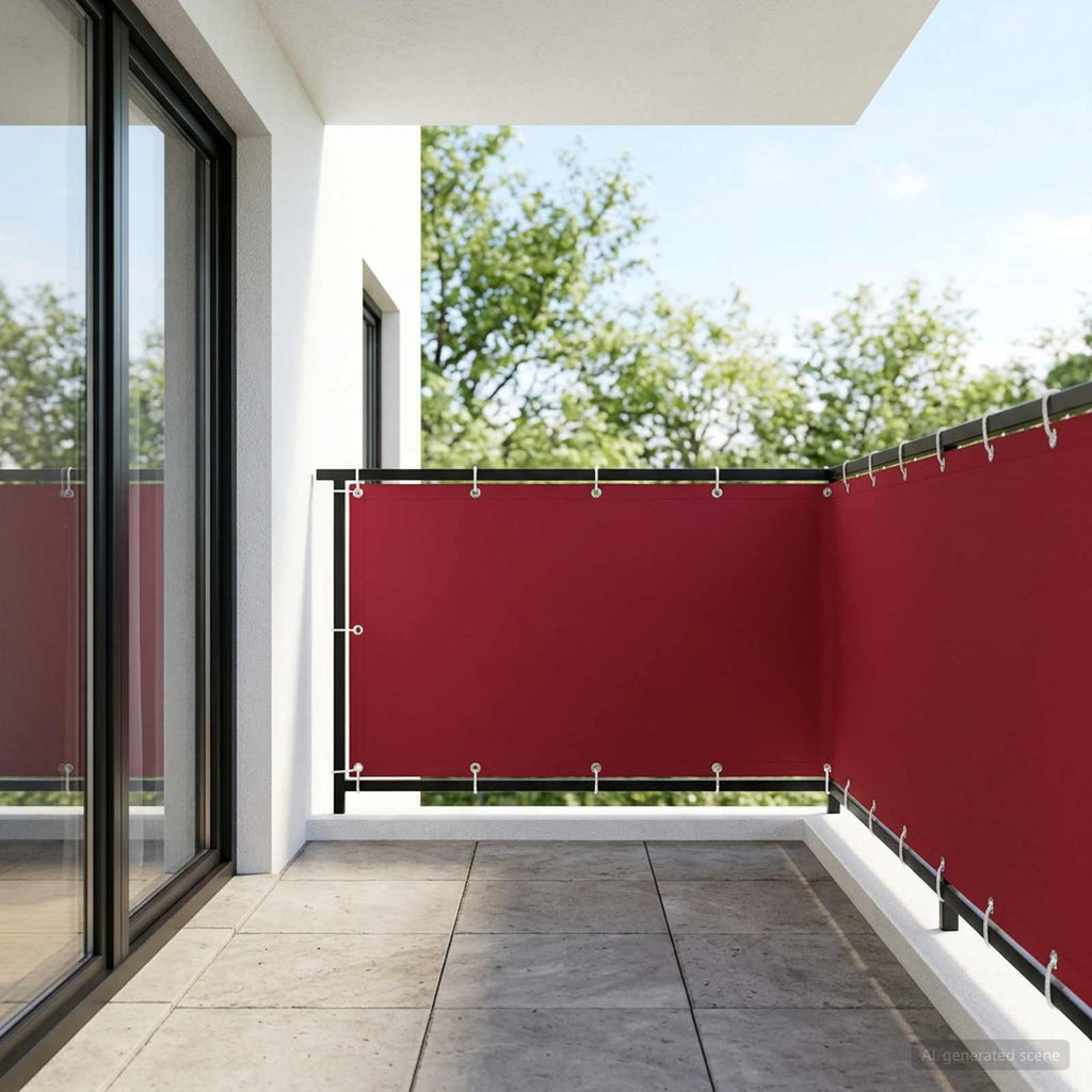 vidaXL Ekran Prywatności Balkonowej 150 x 700 cm Tkanina z powłoką PU