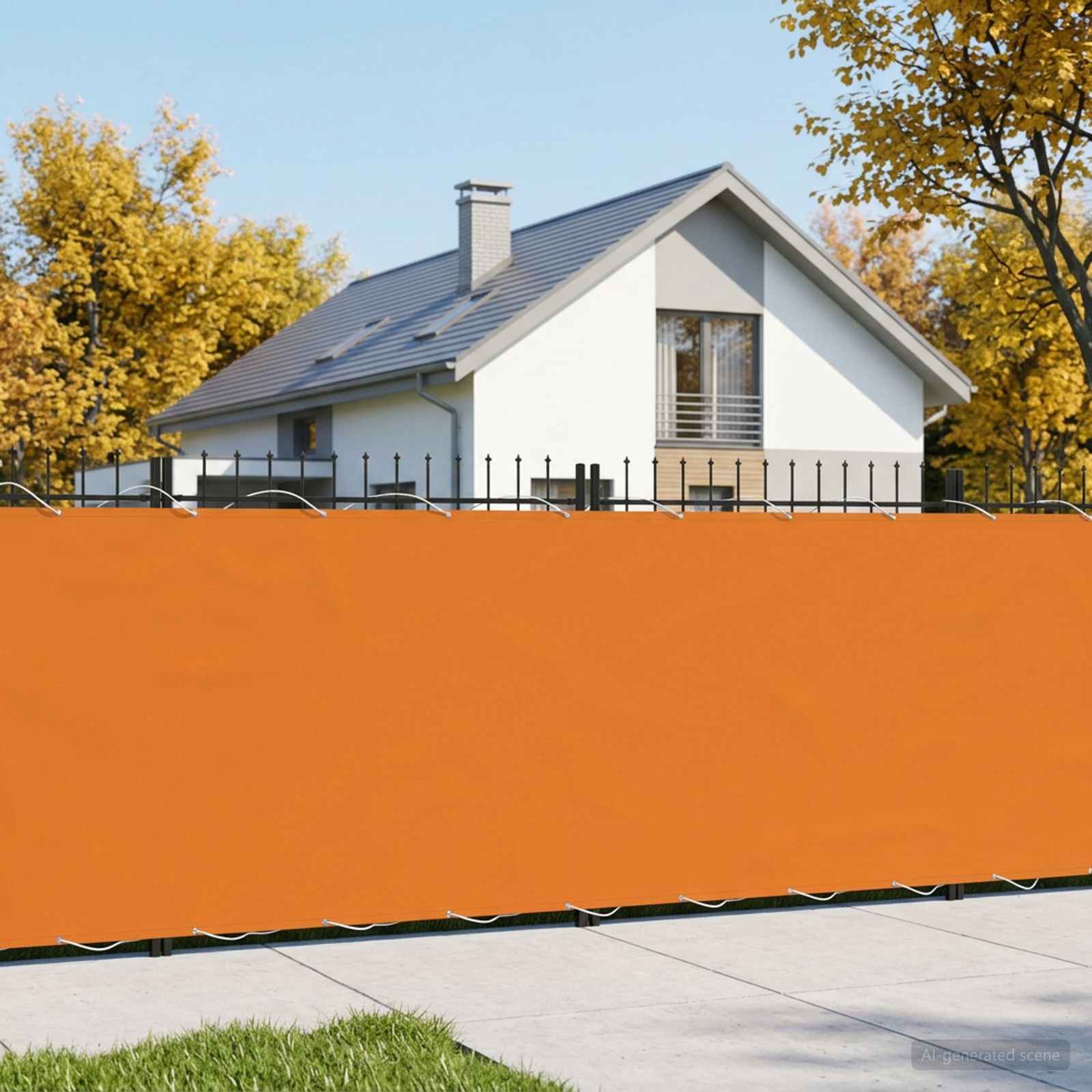 vidaXL Ekran Prywatności Balkonowej 150 x 700 cm Tkanina z powłoką PU