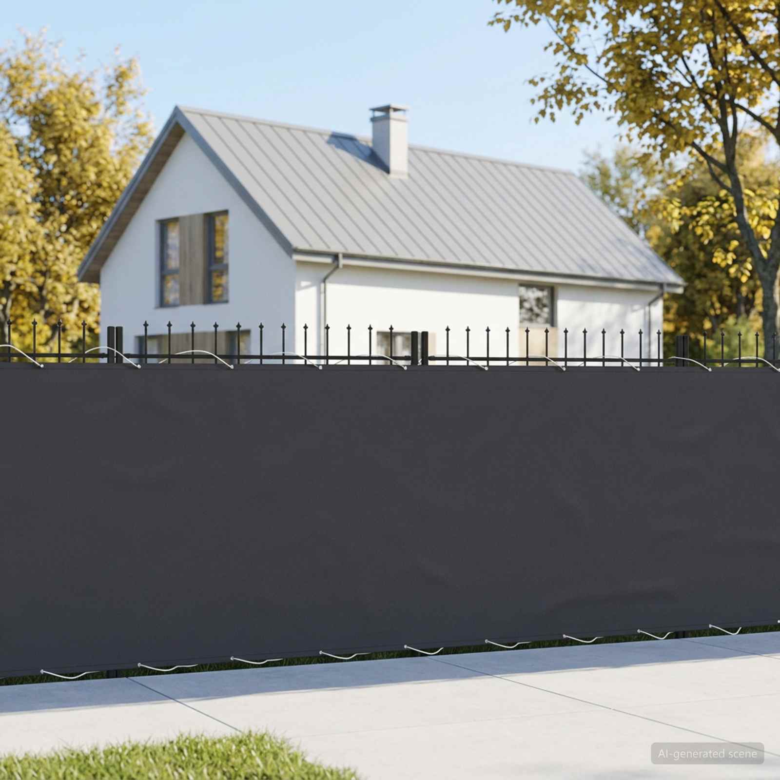 vidaXL Ekran Prywatności Balkonowej 150 x 1000 cm Tkanina z powłoką PU