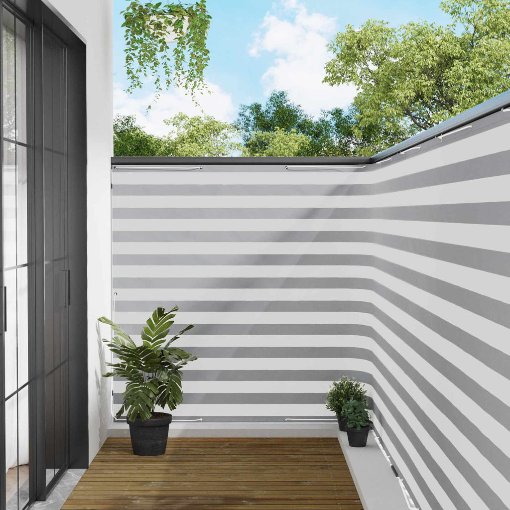 vidaXL Ekran Prywatności Balkonowej 150 x 600 cm Tkanina z powłoką PU